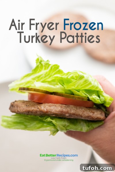 Recipe for Air Fryer Frozen Turkey Patty Burger Air Fryer Frozen Turkey Patties