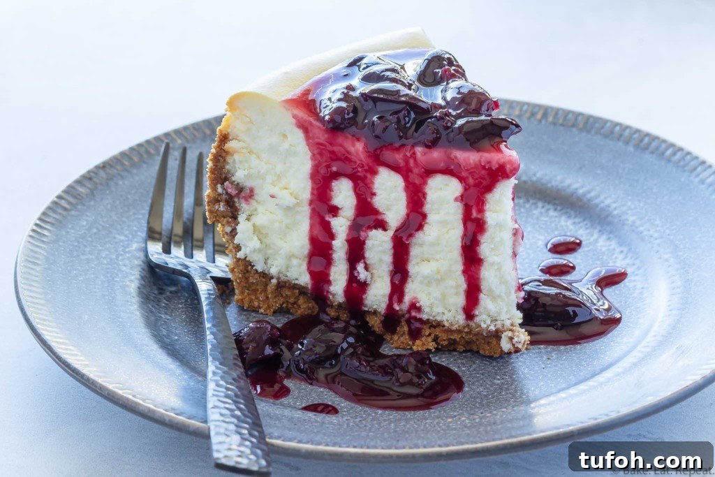 Ultimate Cherry Cheesecake Recipe with Silky Cream Cheese Filling 2 homemade cherry cheesecake