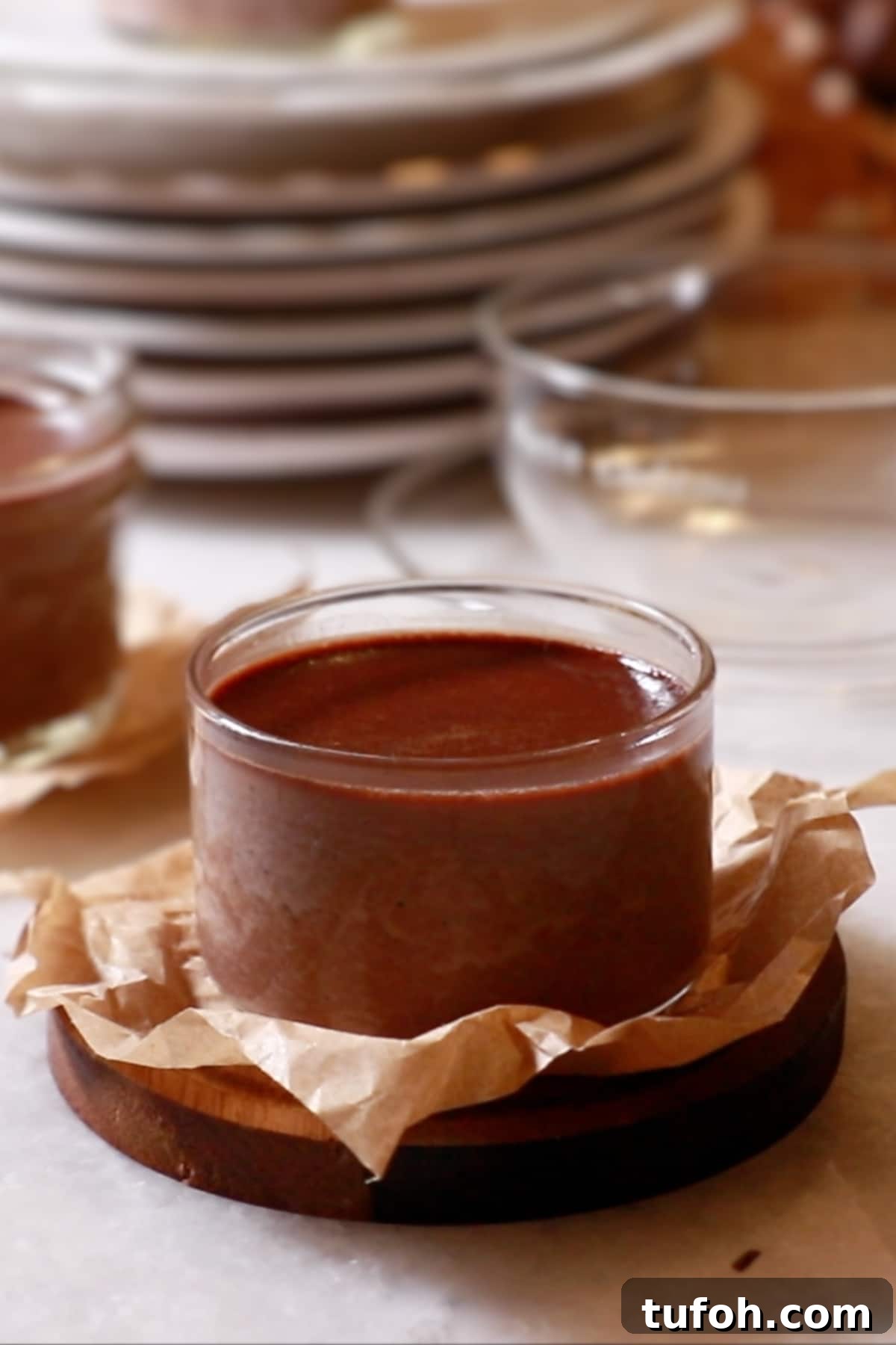 Decadent Baked Chocolate Pudding Recipe for Chocolate Lovers 12 a homemade chocolate pudding in glass cup