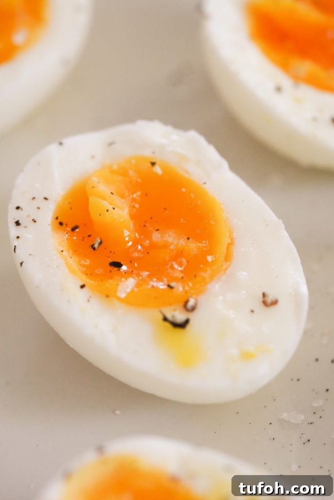 Perfect Jammy Eggs: Soft-Boiled Recipe for Runny Yolks 11 jam-like centered egg
