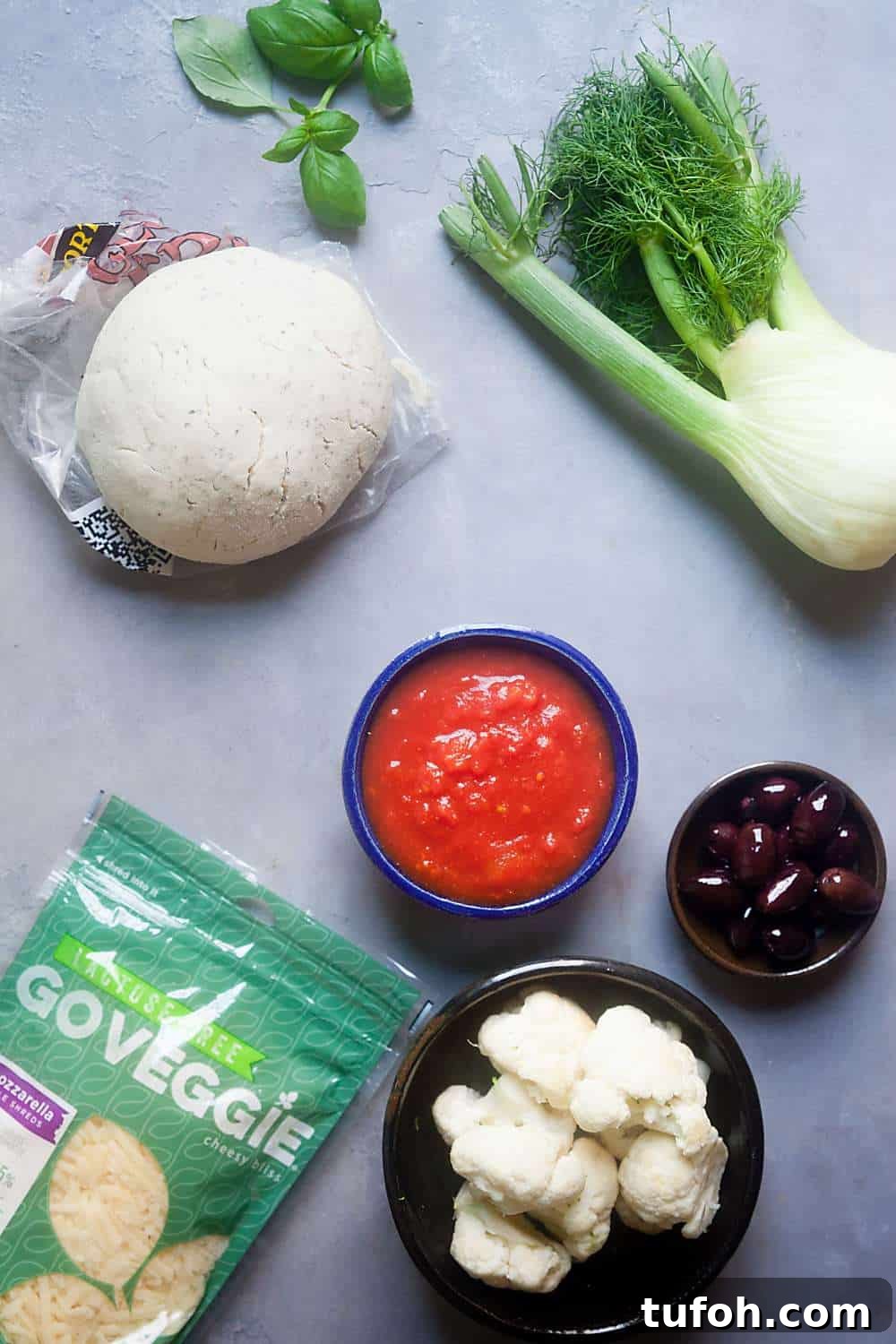 Gluten and Lactose Free Pizza Ingredients