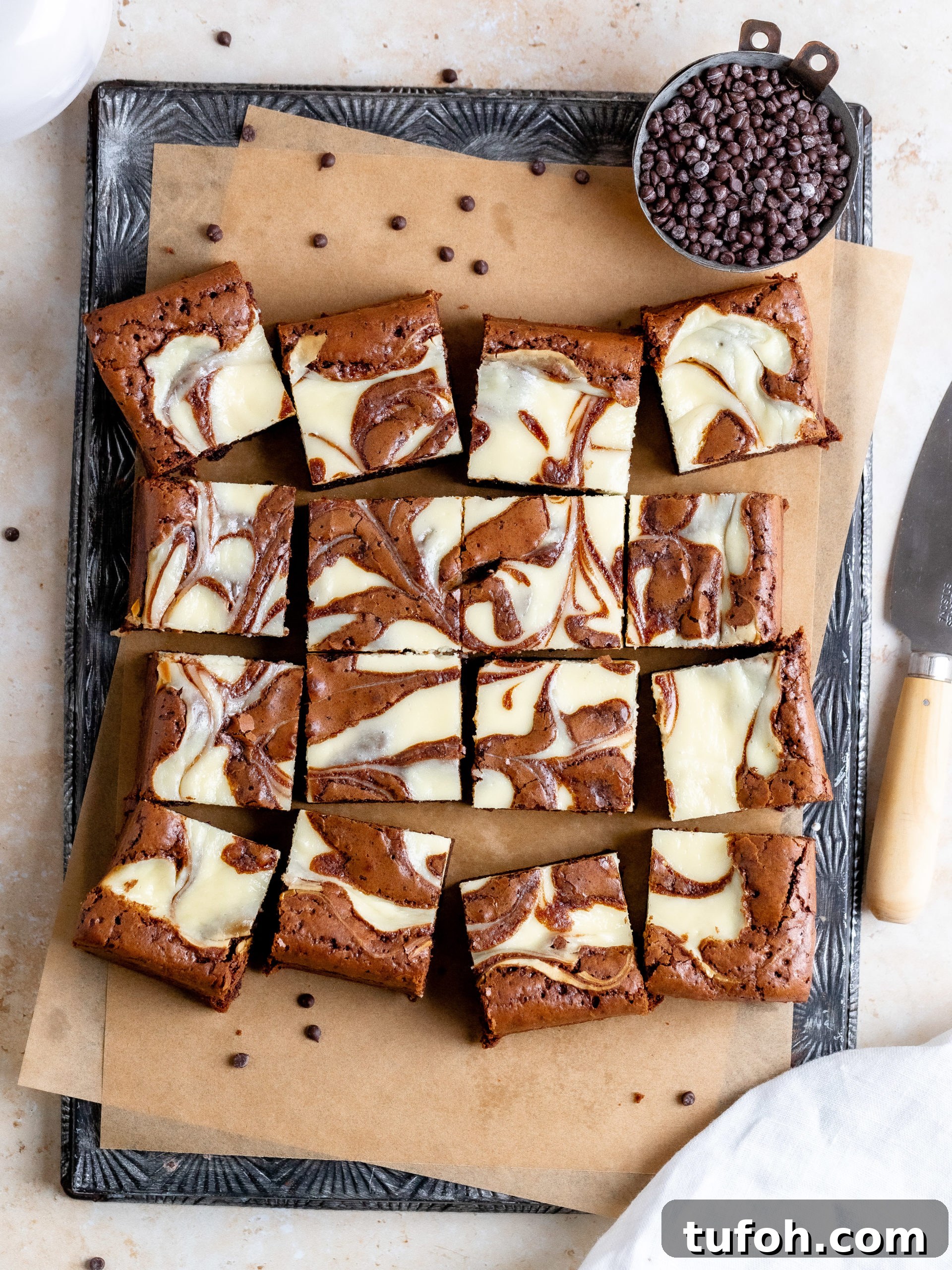 Chocolate Brownie Cheesecake Recipe for Decadent Dessert 7 Sliced brownie