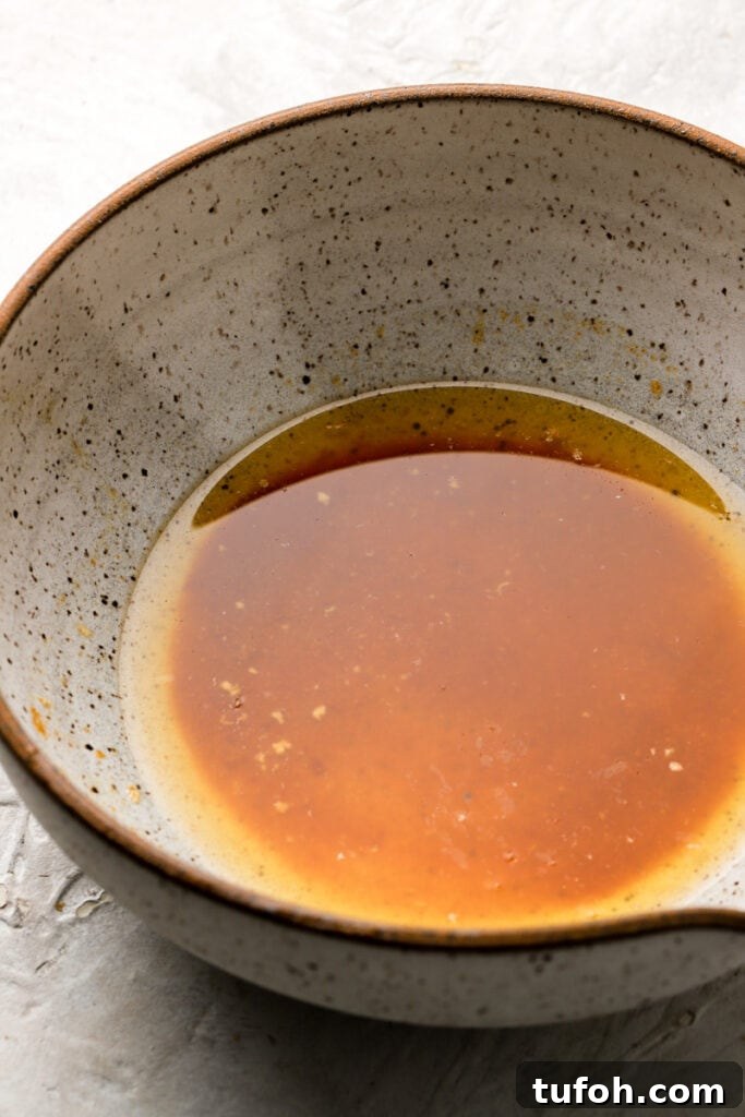 brown butter melted in a bowl