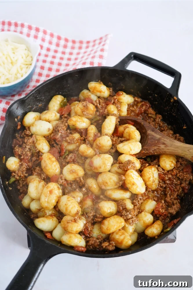 Simple taco gnocchi Simple taco gnocchi