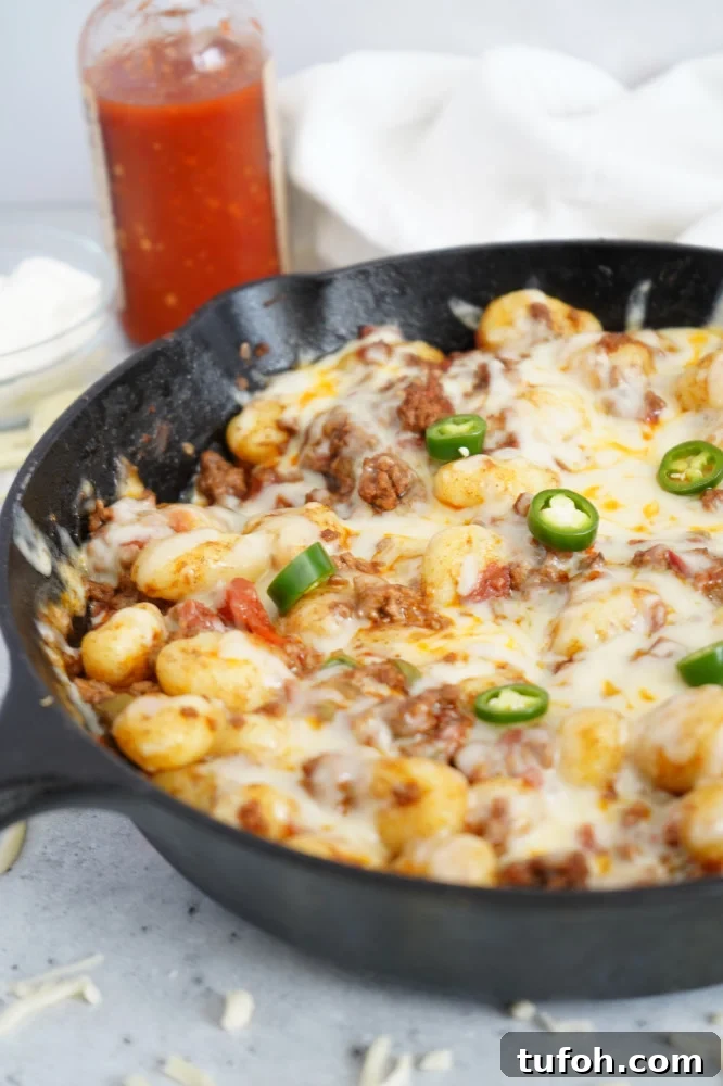 Cast iron taco gnocchi Cast iron taco gnocchi