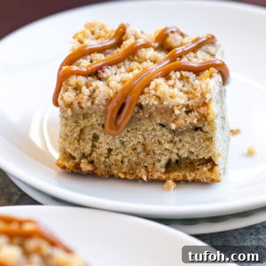Moist Banana bread crumb cake