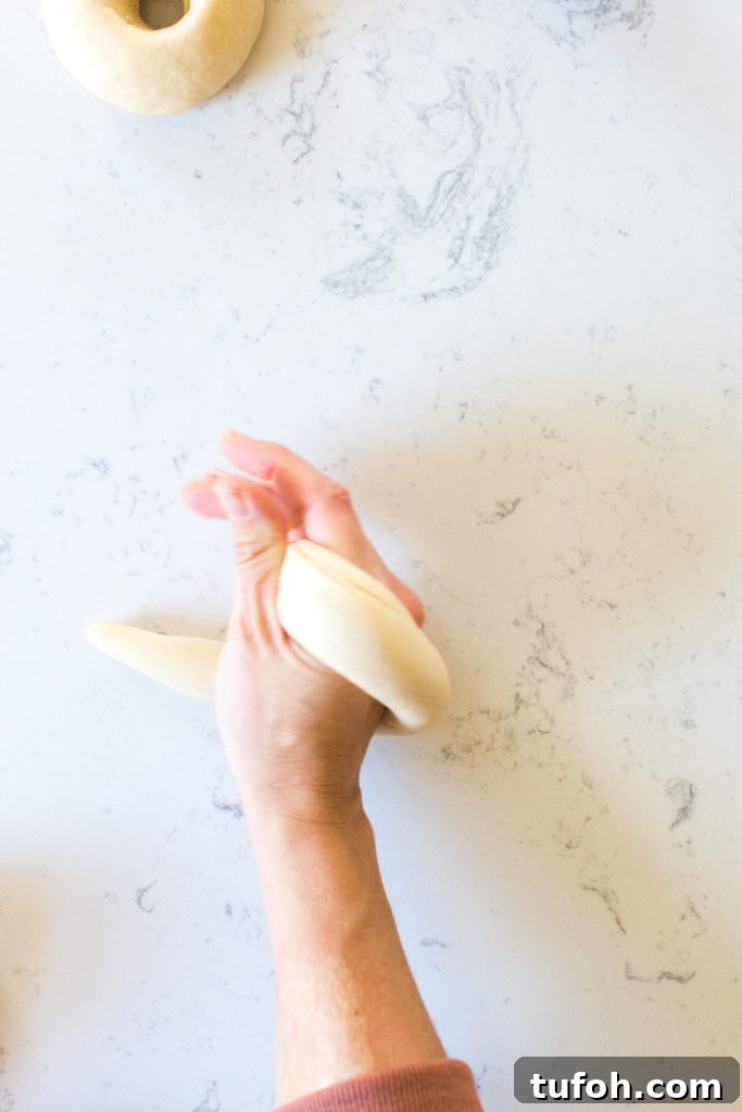 Shaping method 2 for Best Basic Bagels