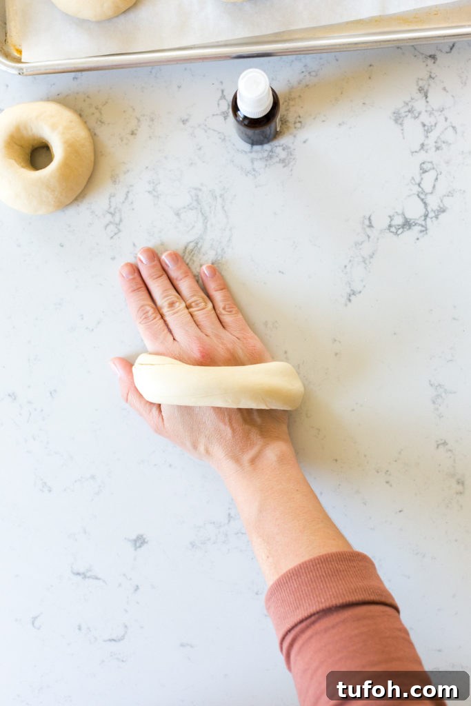 Shaping method 2 for Best Basic Bagels