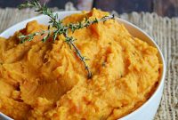 Thyme Brown-Butter Mashed Sweet Potatoes Recipe