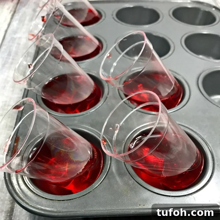 Minty Candy Cane Jello Shots Recipe for Holiday Parties 3 Candy Cane Jello Shots