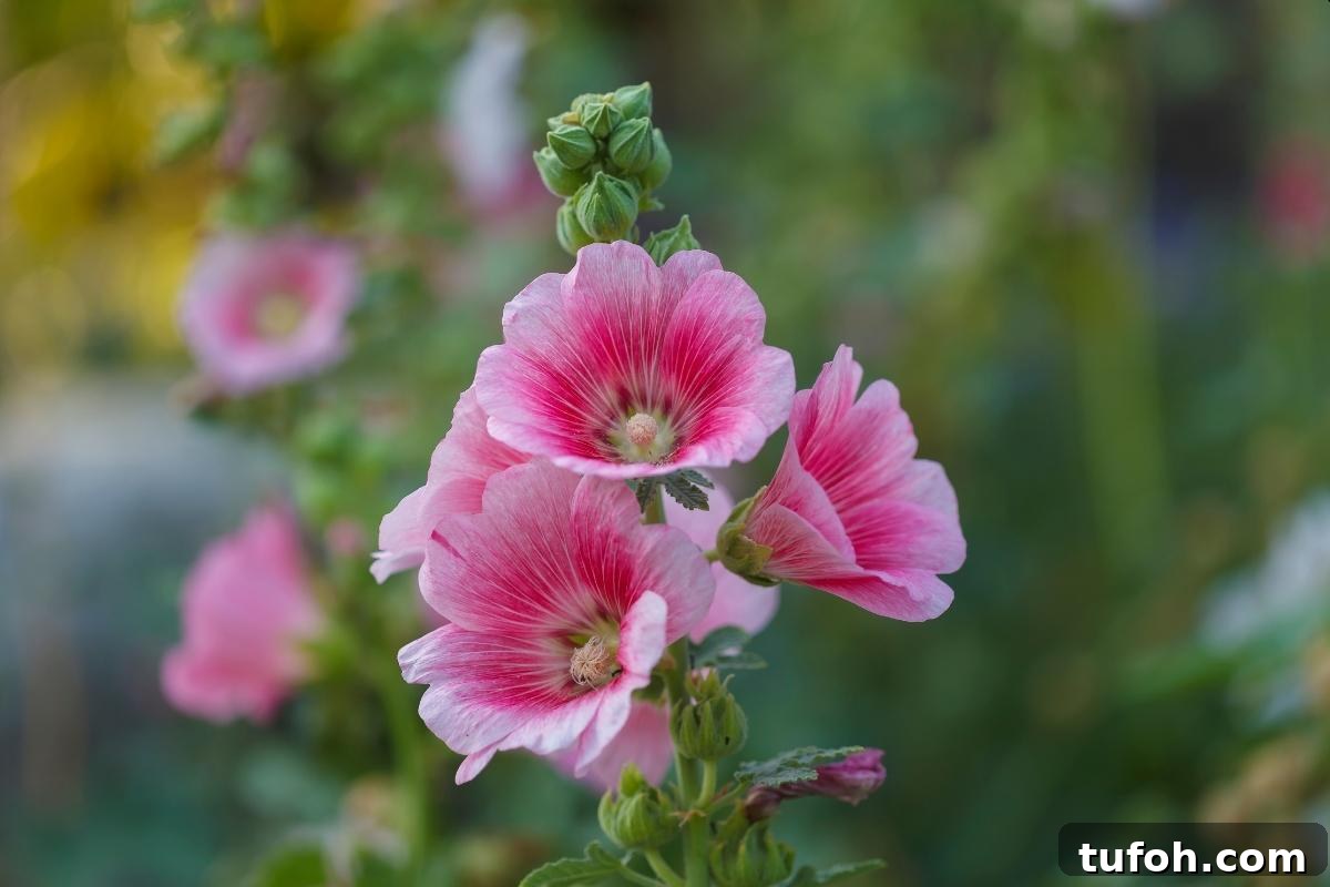30+ Medicinal Flowers and How to Use Them for Healing 27 Hollyhock