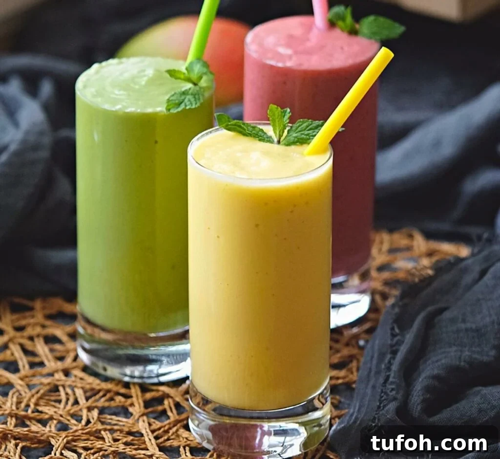 Dairy-Free Breakfast Smoothie Recipes for Busy Mornings 11 mango pineapple smoothie recipes feat