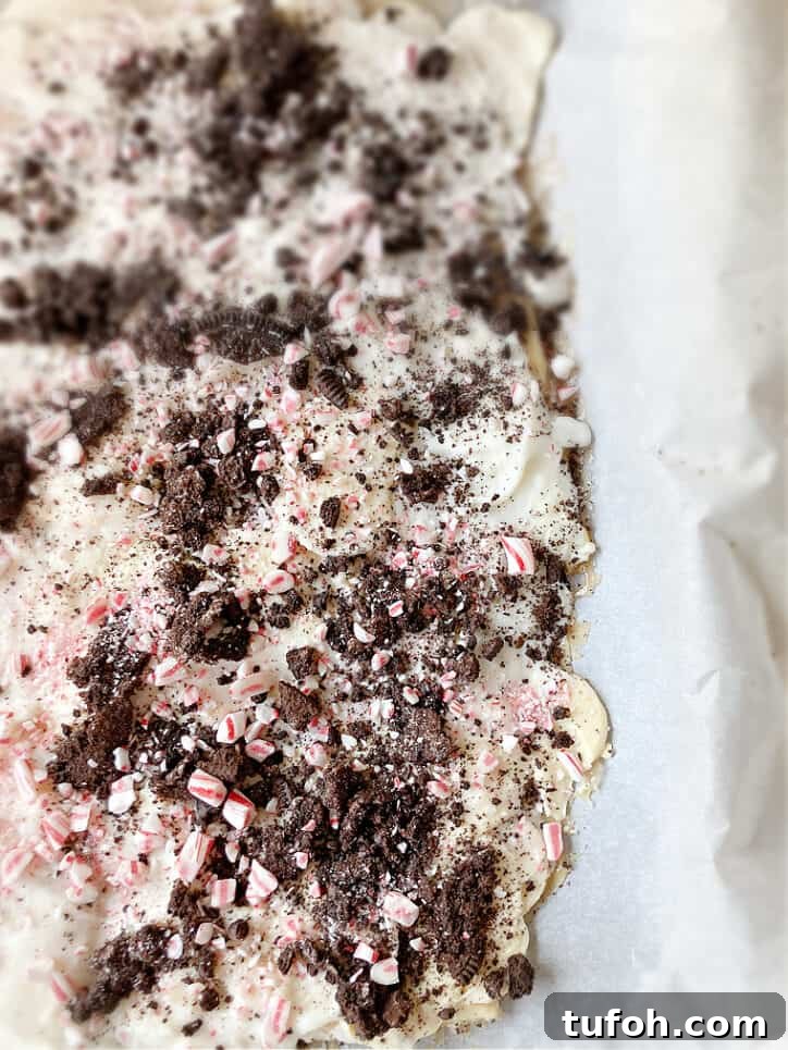 sheet pan of candy