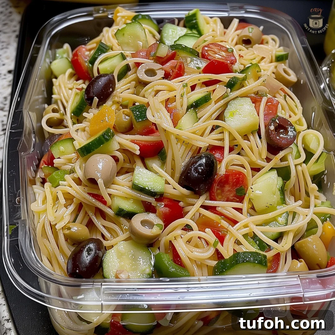 California Spaghetti Salad: A Burst of Fresh Flavors!