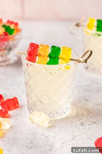 Gummy bear shot.
