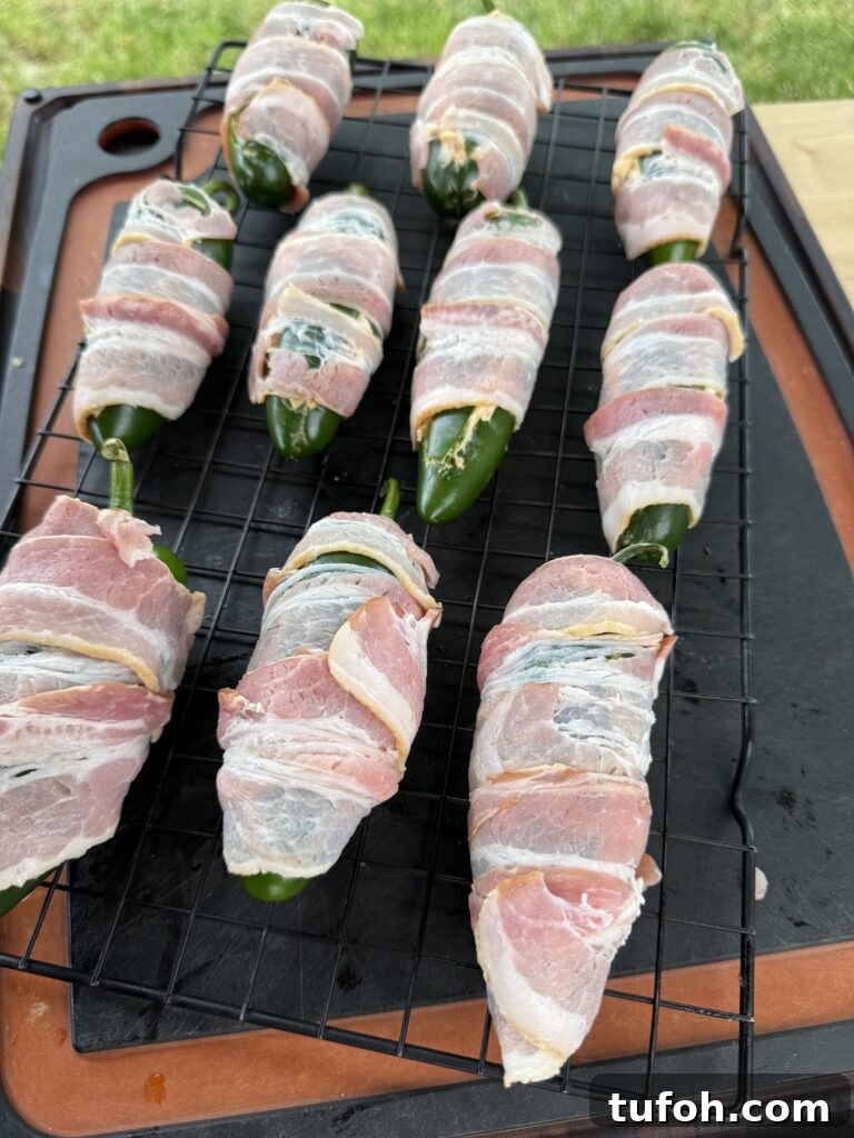 wrapped jalapeño poppers
