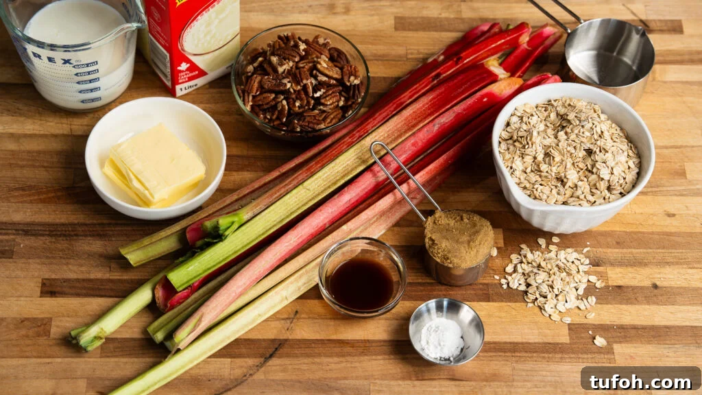 Rhubarb Baked Oats Recipe for Quick Morning Meals 10 img 25023 12