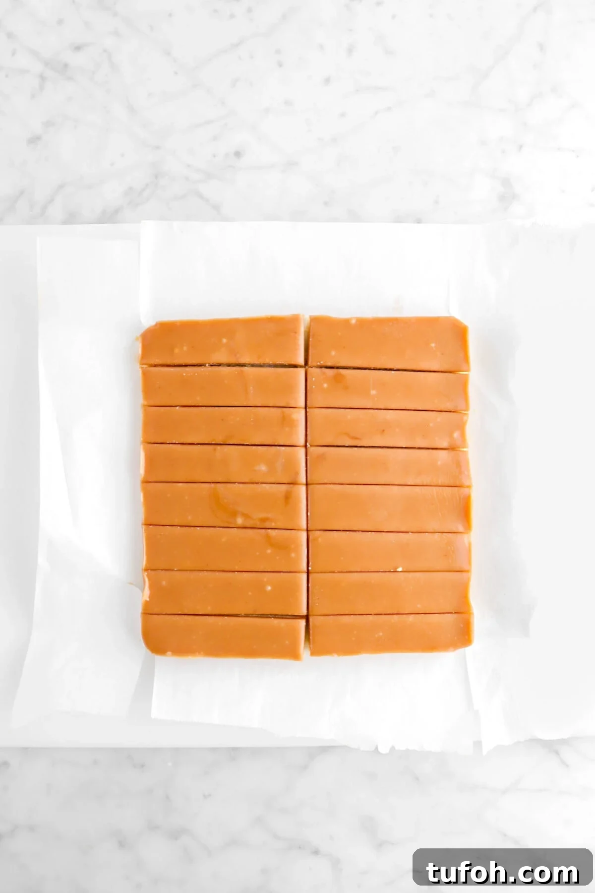 shortbread cut into sixteen bars