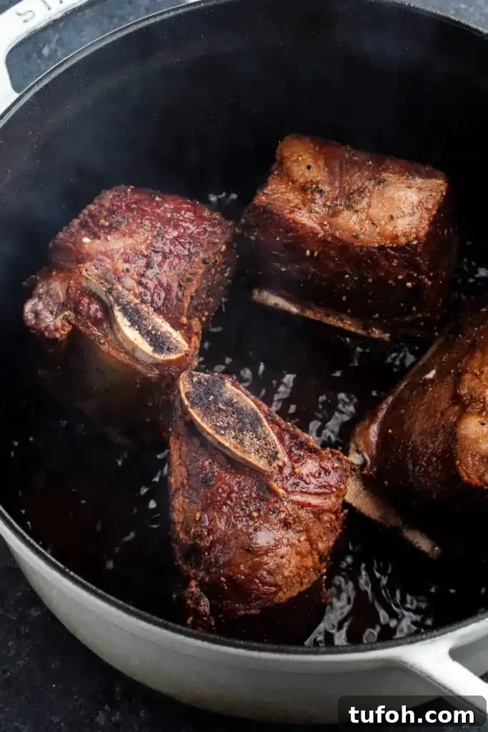 browned short ribs 