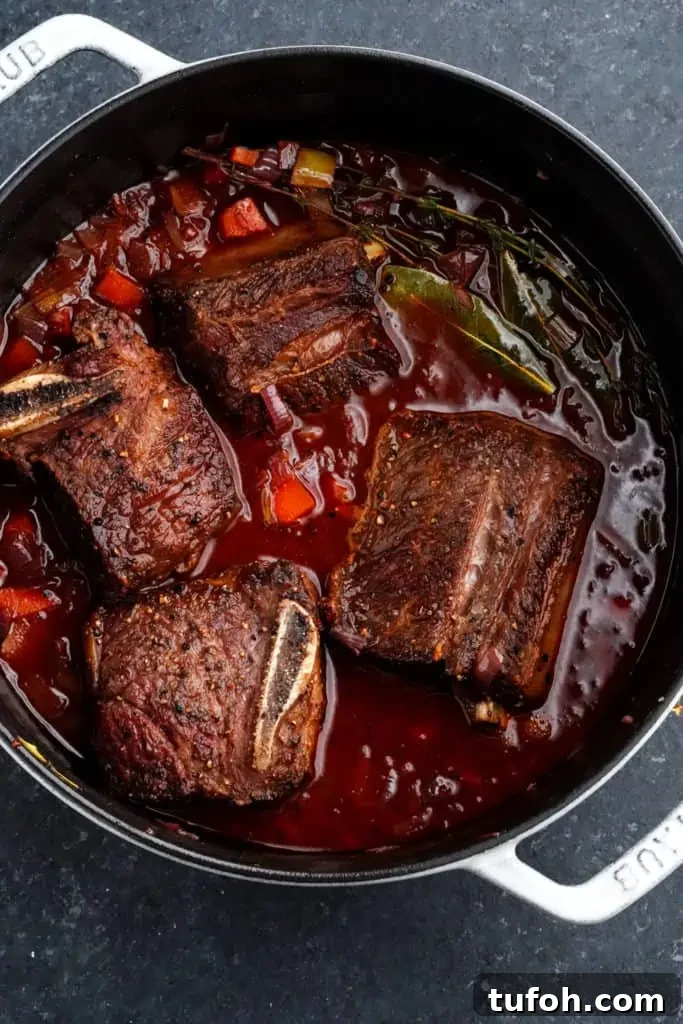 red wine short ribs