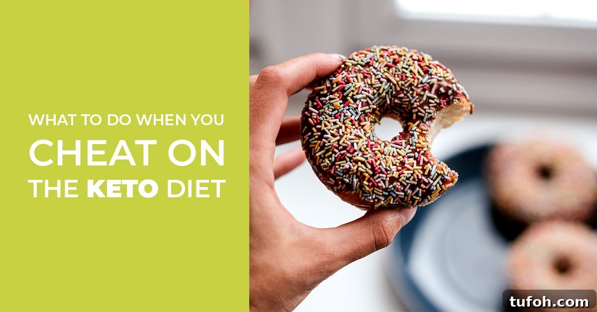 Fell Off Keto? How to Recover and Get Back on Track Quickly 2 Cheating, when you’re on any kind of diet, is pretty common. Here is what you do when you catch yourself cheating on keto. It's ok...you got this!