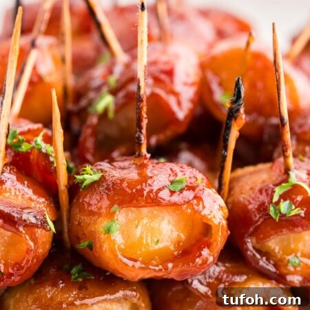 Crispy Bacon-Wrapped Water Chestnuts (Sweet & Savory Appetizer) 13 bacon wrapped water chestnuts