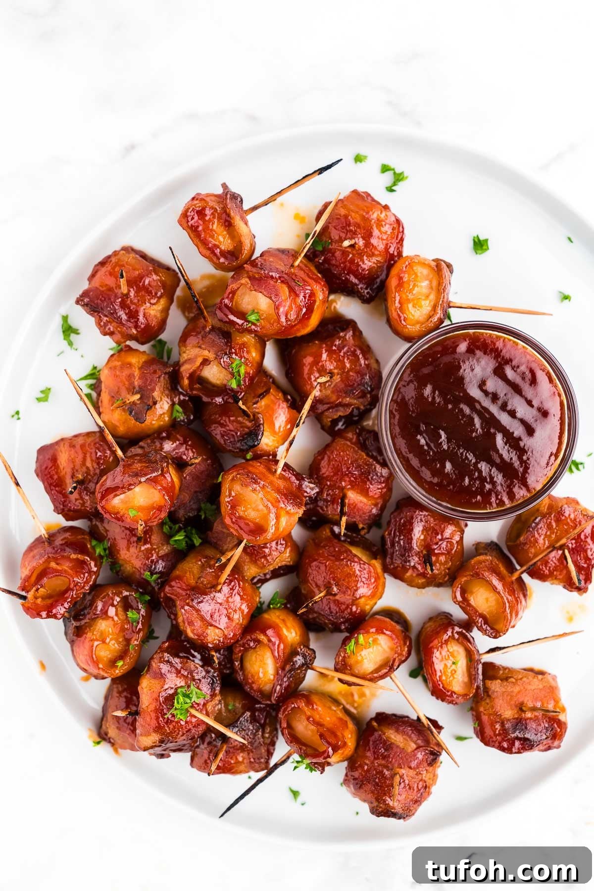 Crispy Bacon-Wrapped Water Chestnuts (Sweet & Savory Appetizer) 4 img 31248 3