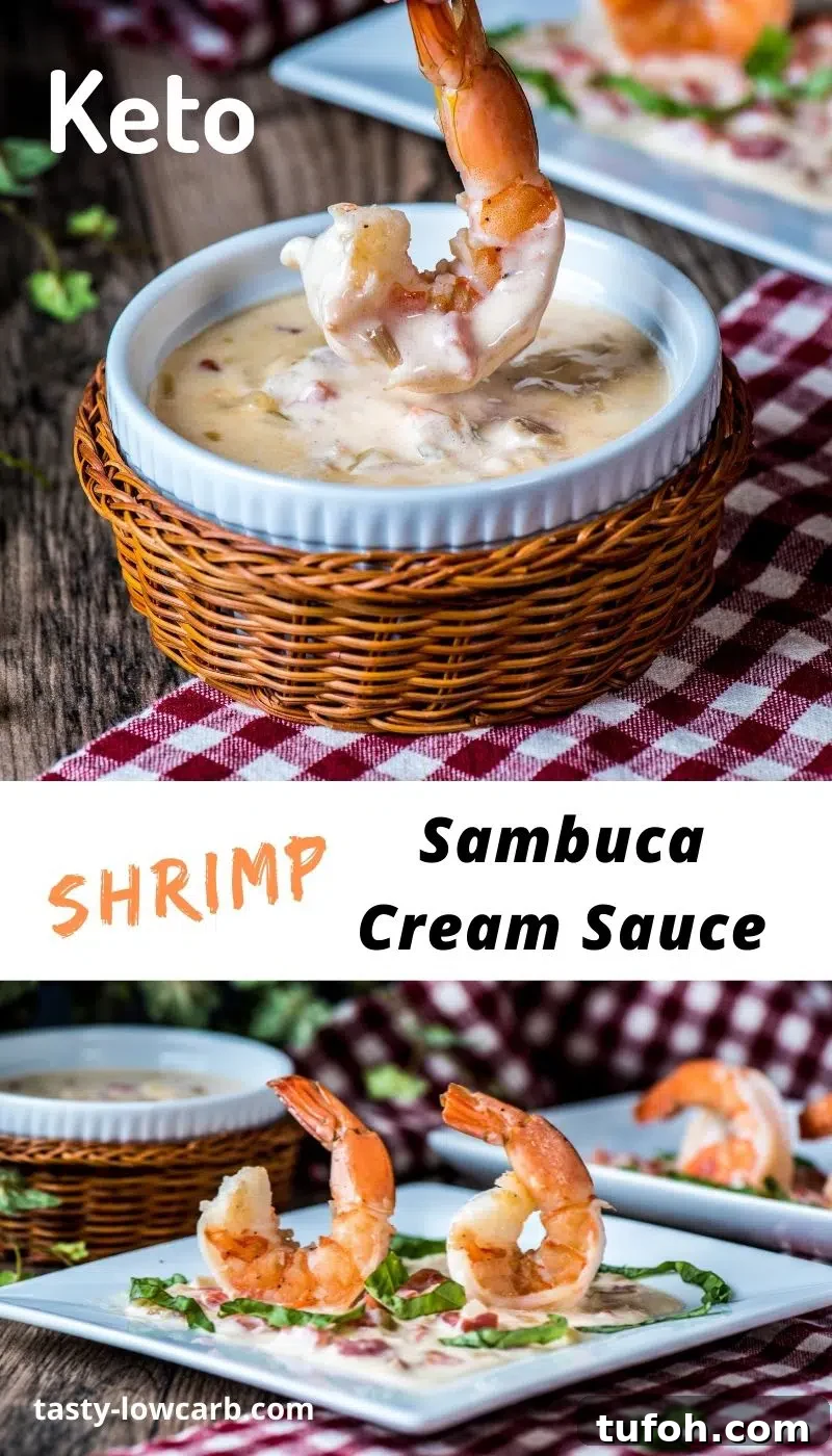 Sambuca Cream Shrimp Recipe: Garlic Butter Shrimp in Creamy Sambuca Sauce 5 img 33102 10