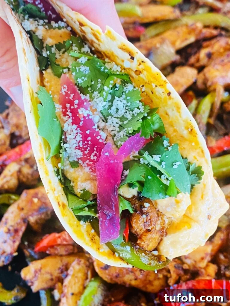 Blackstone Street Corn Chicken Fajitas
