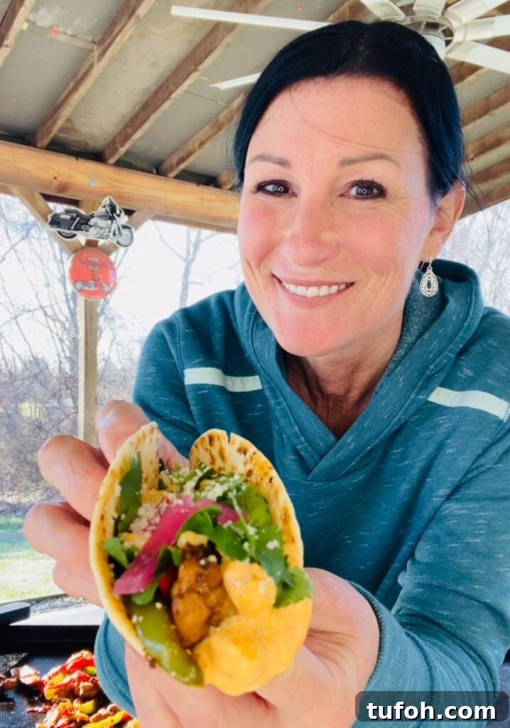 Blackstone Street Corn Chicken Fajitas