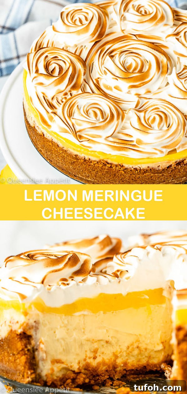 lemon meringue cheesecake
