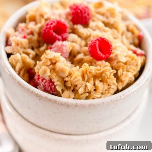 Raspberry Baked Oatmeal