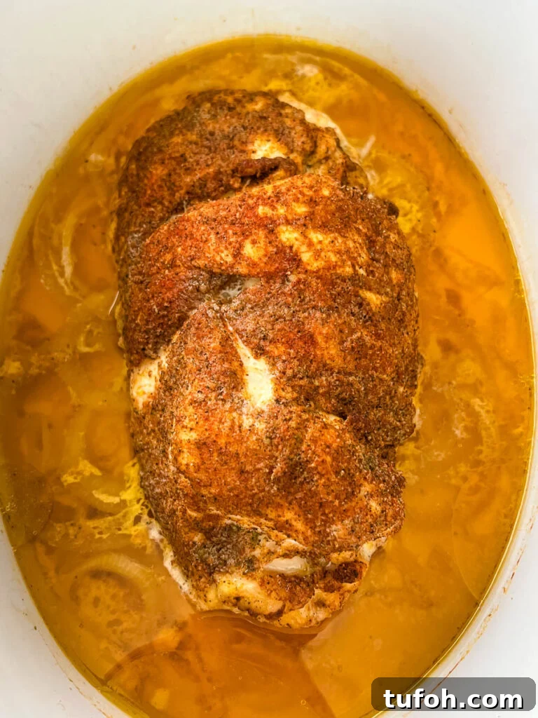 Crockpot Boneless Turkey Breast Recipe for Tender, Juicy Results 6 slow cooker boneless turkey breast sliced in a Crockpot
