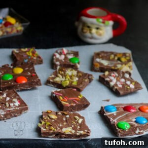 Christmas Chocolate Bark Recipe: Festive Candy & Nut Toppings 3 Three chocolate types