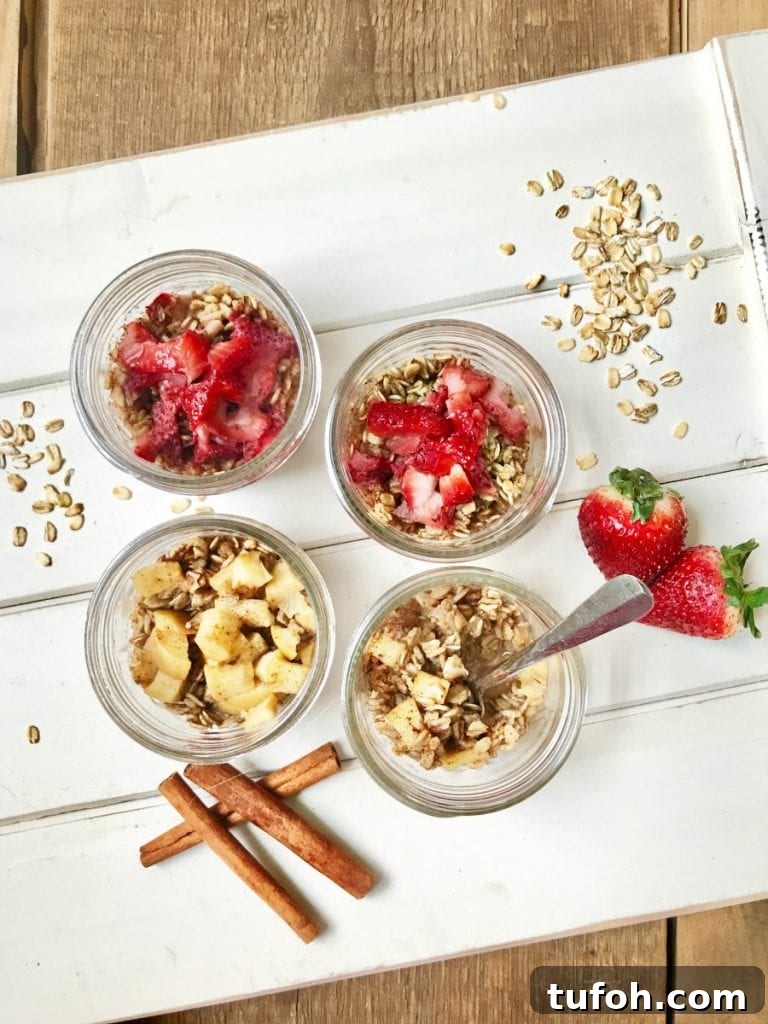 Creamy Baked Oatmeal Made in the Instant Pot 3 Instant Pot Oatmeal Jars | Confessions of a Fit Foodie