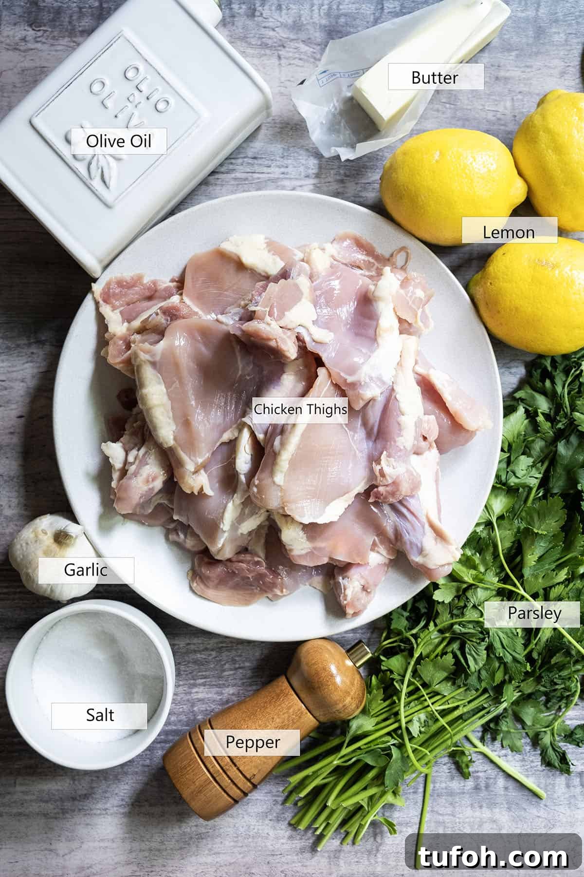 Crispy Grilled Lemon-Pepper Chicken Thighs with Zesty Marinade 3 ingredients for lemon pepper chicken