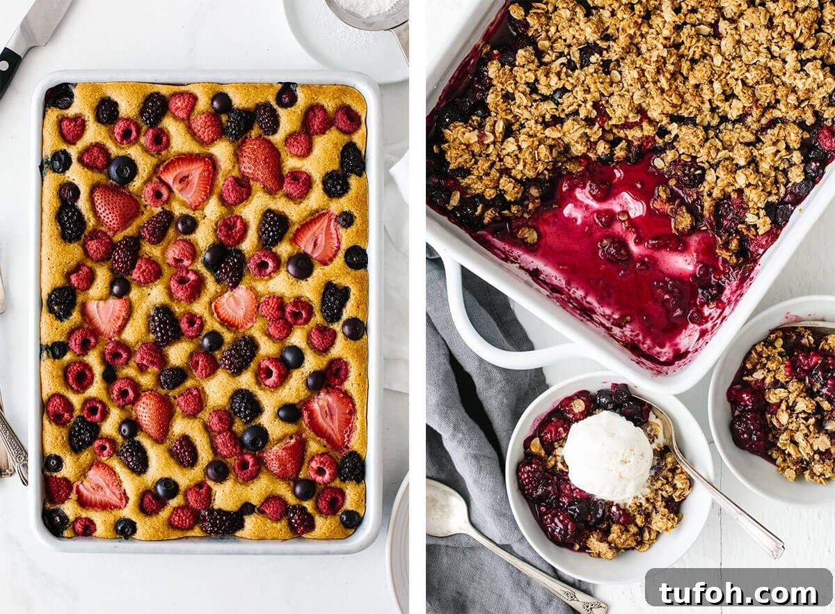 25+ Memorial Day Recipes for Grilling, Picnics & Desserts 7 Memorial day recipes with a berry sheet cake and berry crisp.