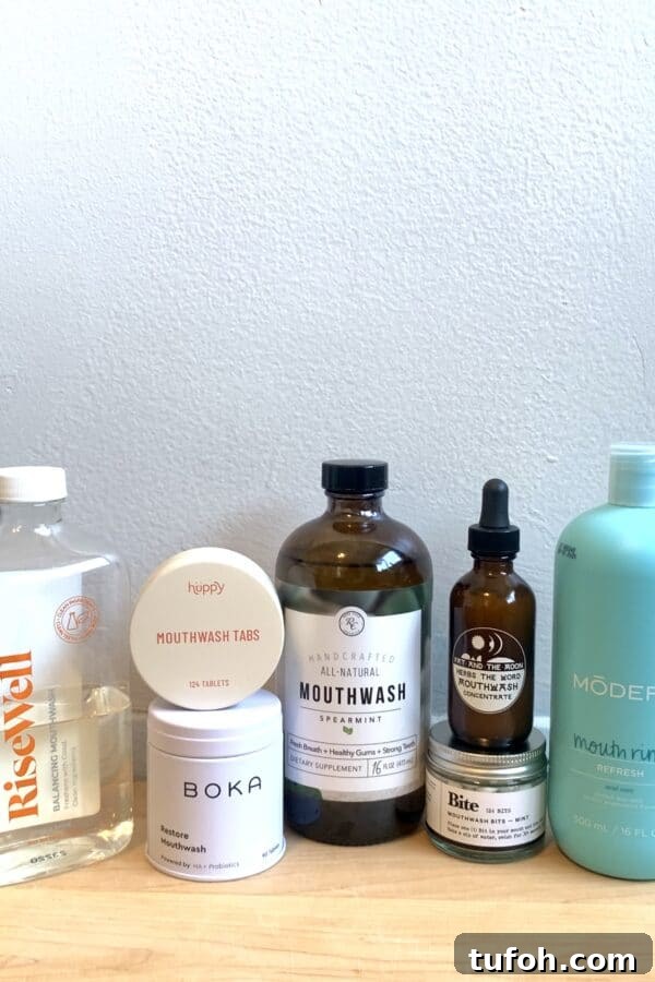 Non-Toxic Natural Dental Floss Without PFAS — Top Picks 5 best natural non toxic mouthwash brands reviewed on the filtery.com