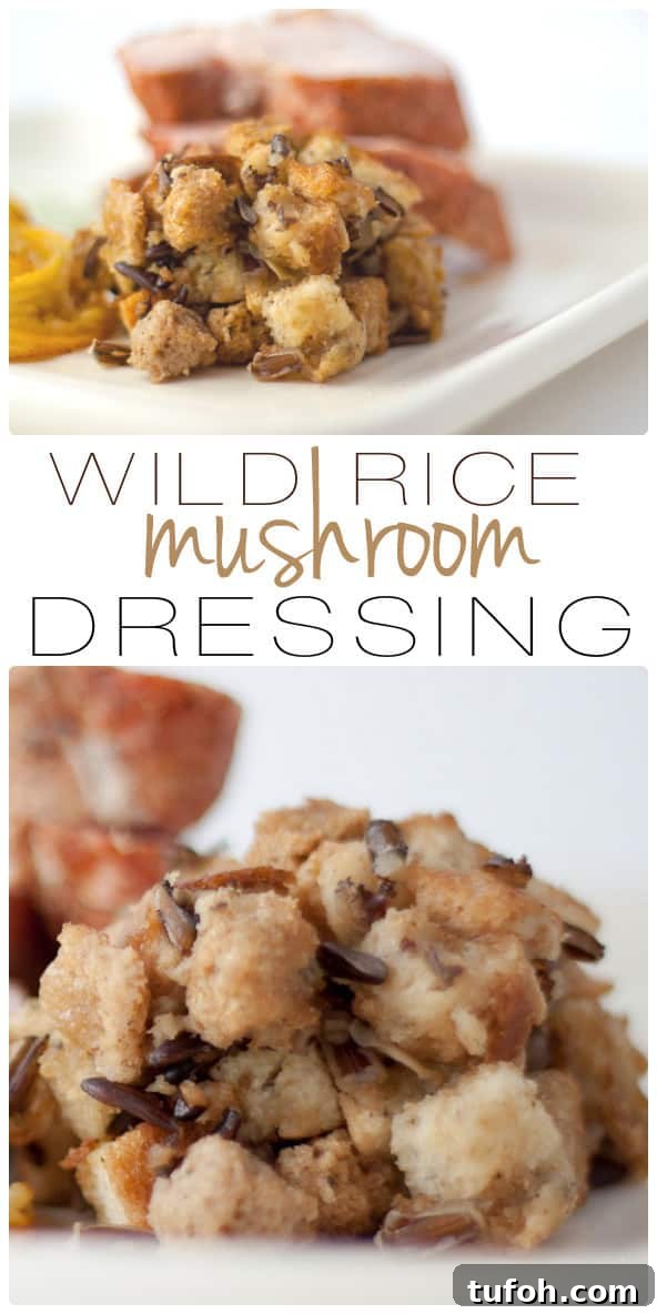 Wild Rice Mushroom Dressing