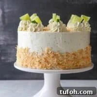 Coconut Lime Layer Cake