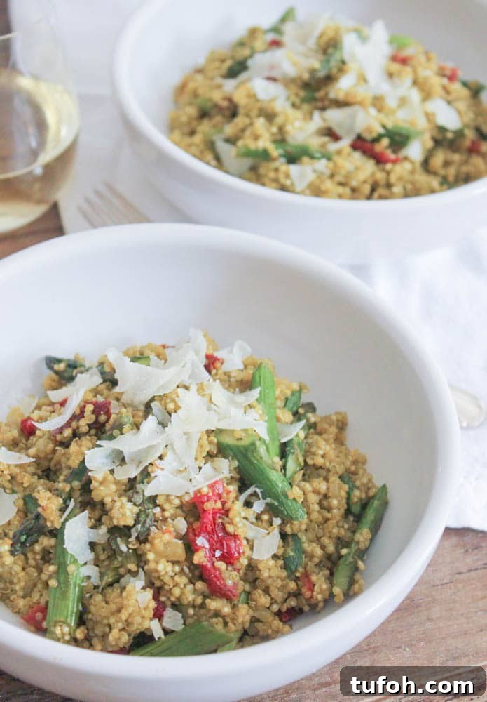 Quinoa-Risotto-with-Roasted-Asparagus-Sun-dried-Tomatoes-and-Herbs-3