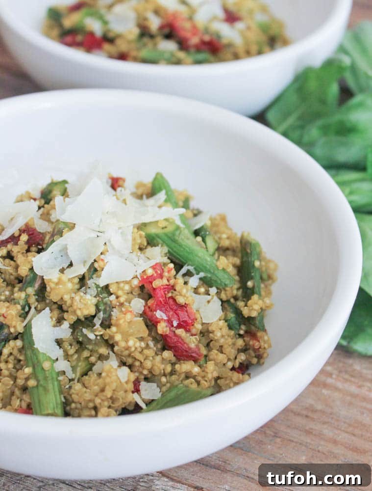 Quinoa-Risotto-with-Roasted-Asparagus-Sun-dried-Tomatoes-and-Herbs-7