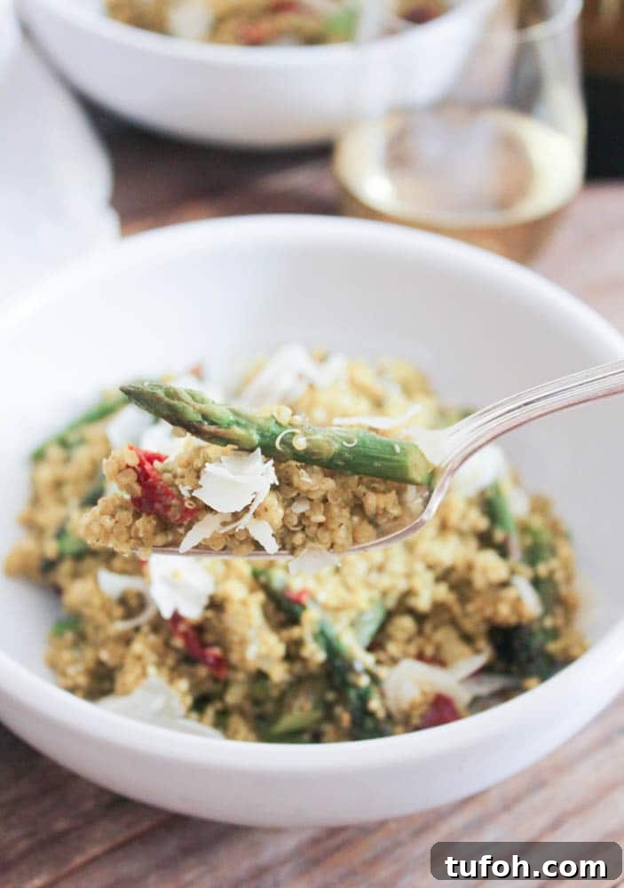 Quinoa-Risotto-with-Roasted-Asparagus-Sun-dried-Tomatoes-and-Herbs-4