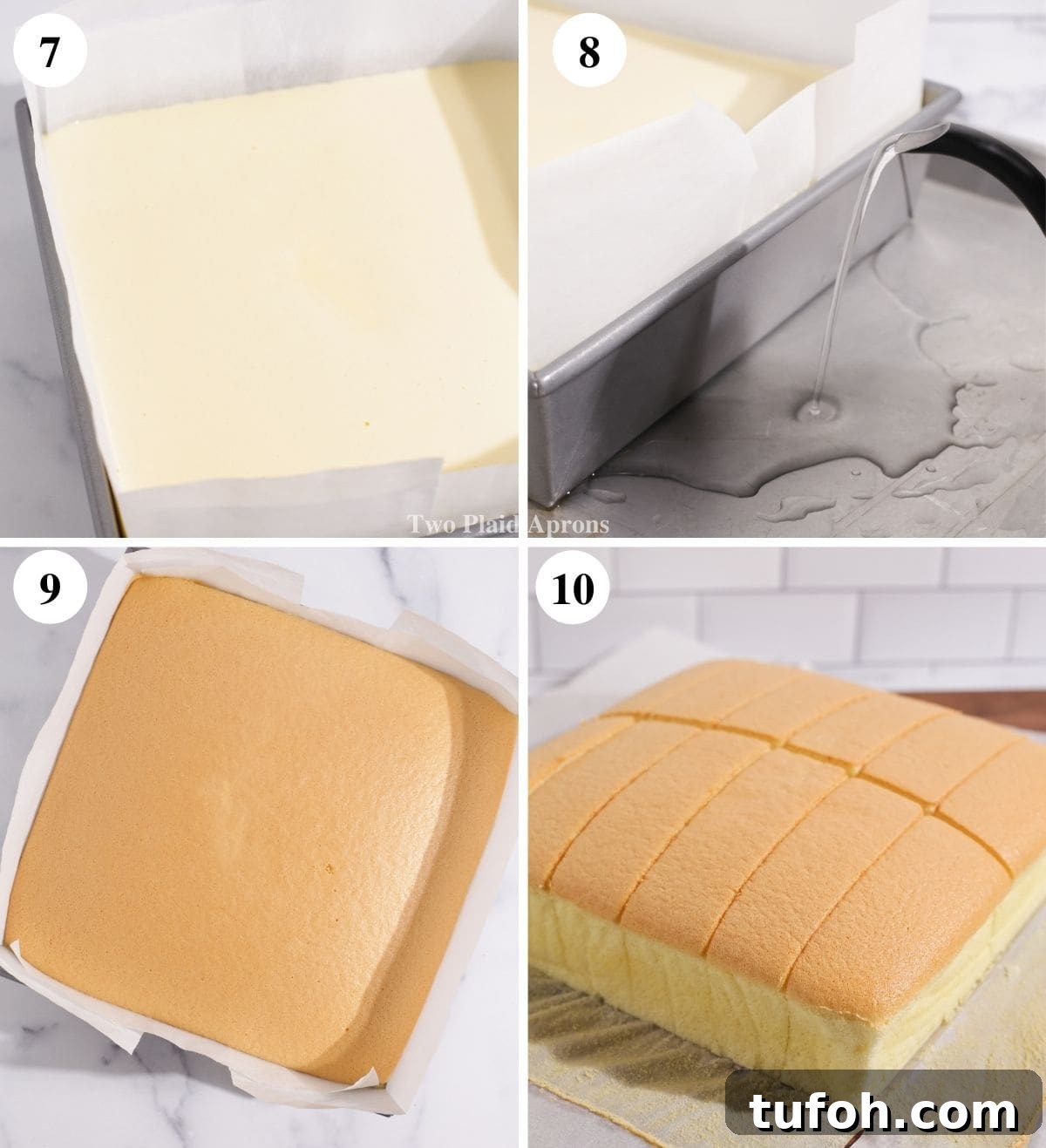 How to Make Soft Taiwanese Castella Cake at Home 6 Folding meringue into batter