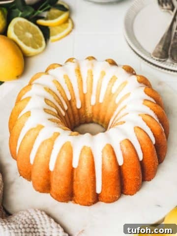 Gâteau Bundt Cake au Citron