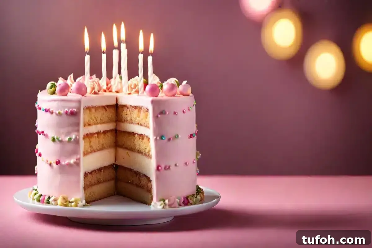 Half-Birthday Cake Ideas to Celebrate Every Milestone 4 Festive half birthday cake in a celebration setting, highlighting its role in unique traditions.