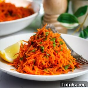 Classic French Carrot Salad with Lemon and Herbs 7 French Carrot Salad