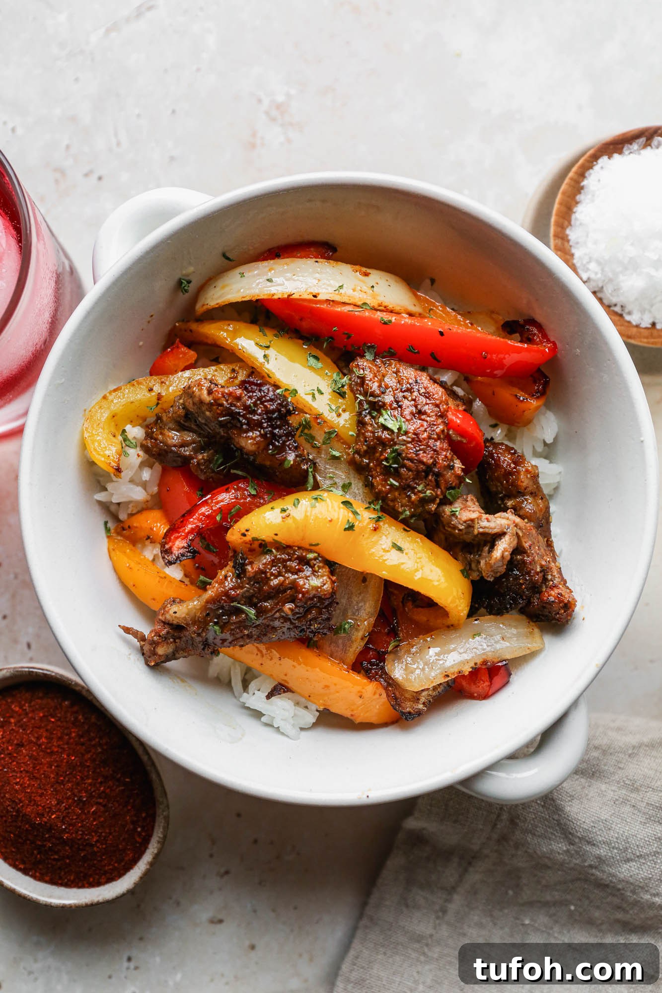Air fryer fajitas