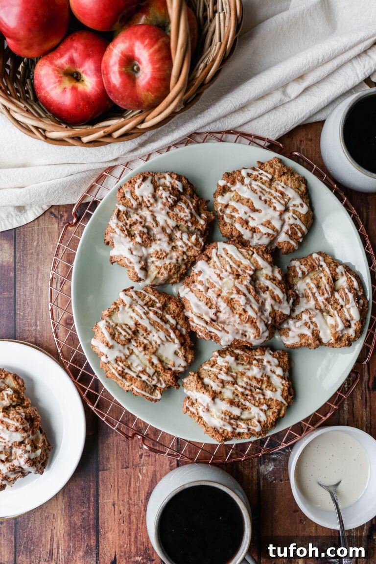 Air fryer apple fritters
