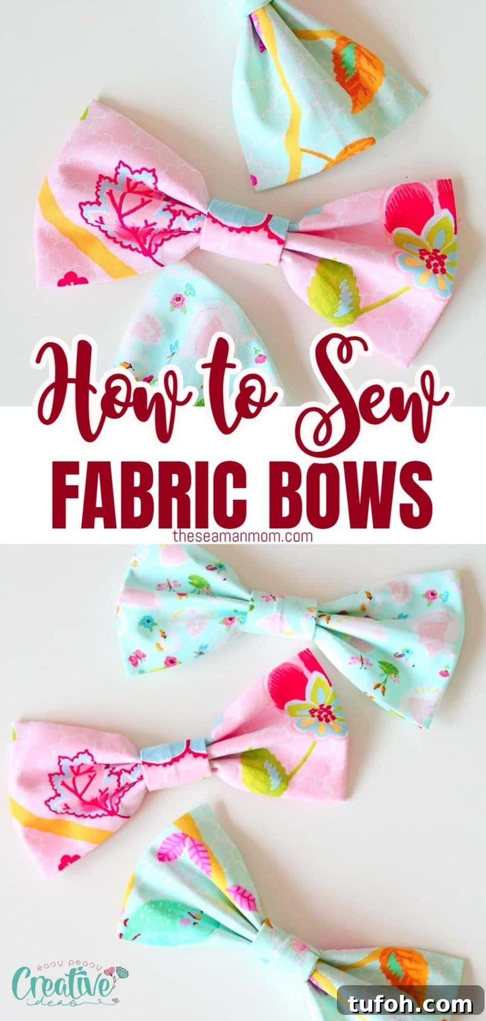 How to make fabric bows